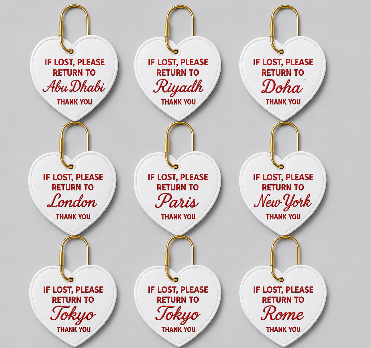 Travel keychain Tag